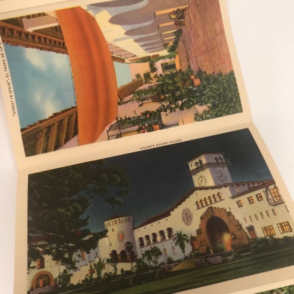 Vintage Santa Barbara CA Souvenir Postcard Book - Picture 7 of 8